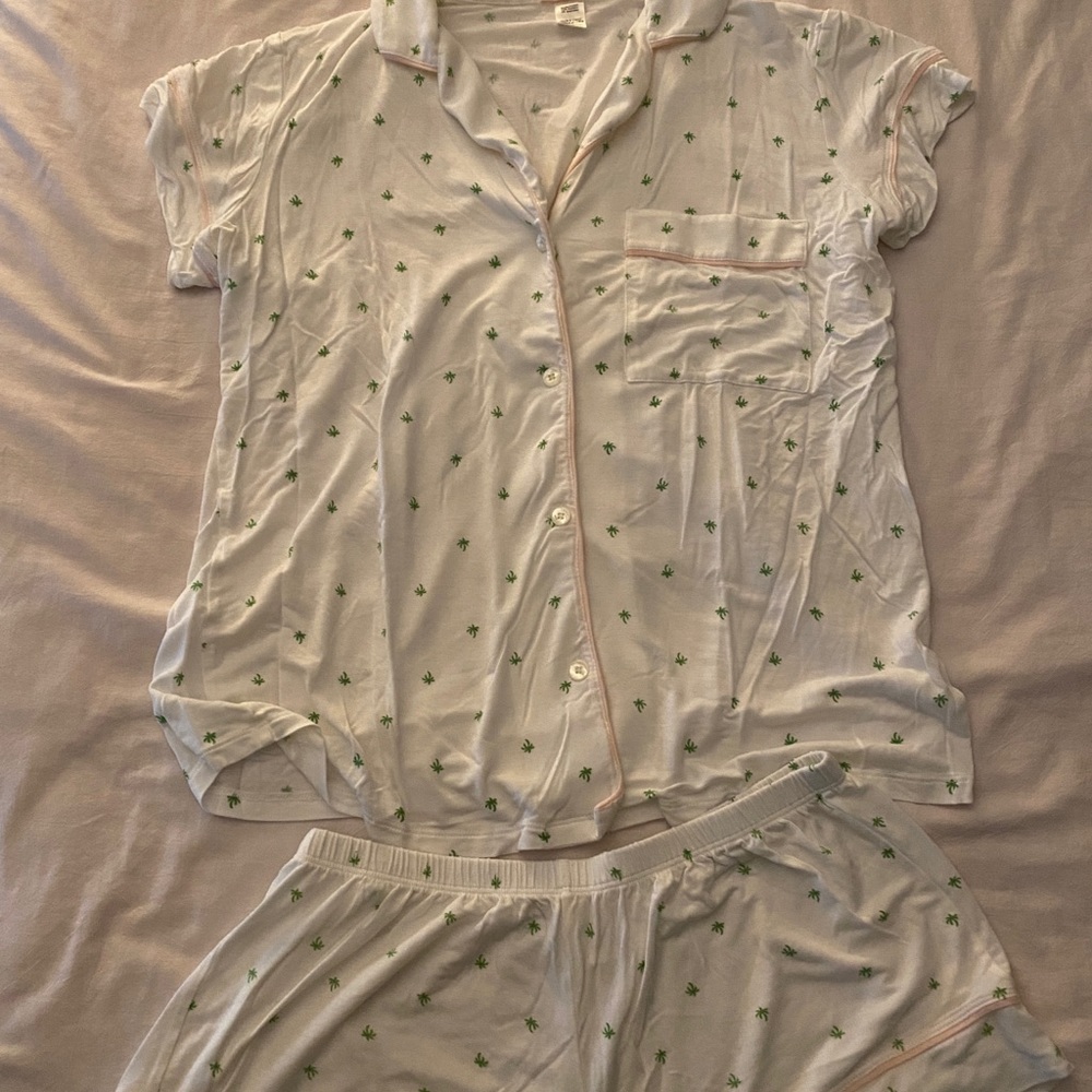 Eberjey Palm Short PJ Set